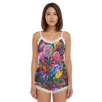 LuckeLadybug Camisole with Colorful Candy Print from a vibrant pajama set