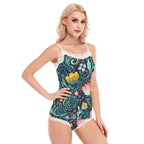 LuckeLadybug Floral Cami with Lace Trim, perfect for a comfortable pajama set