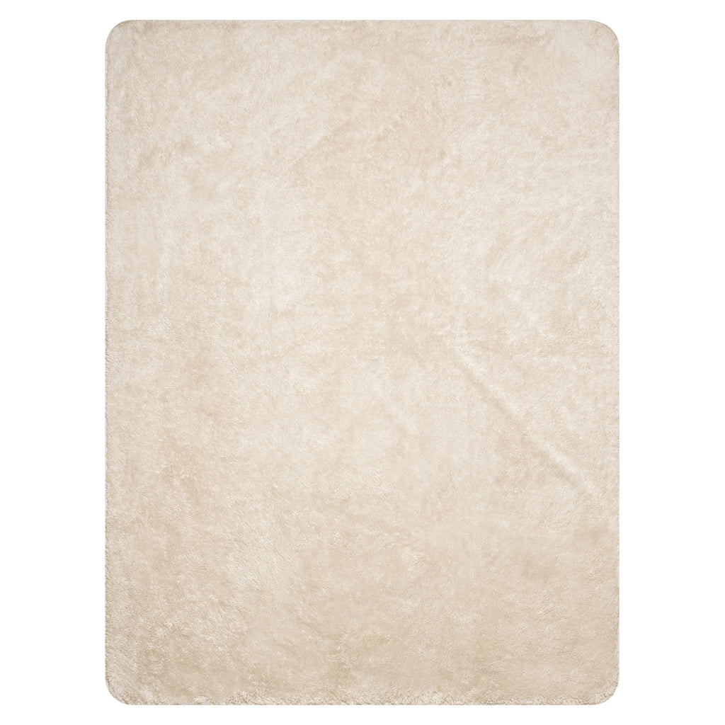 LuckeLadybug soft beige Sherpa Blanket patriotic bedding throw for cozy warmth and comfort