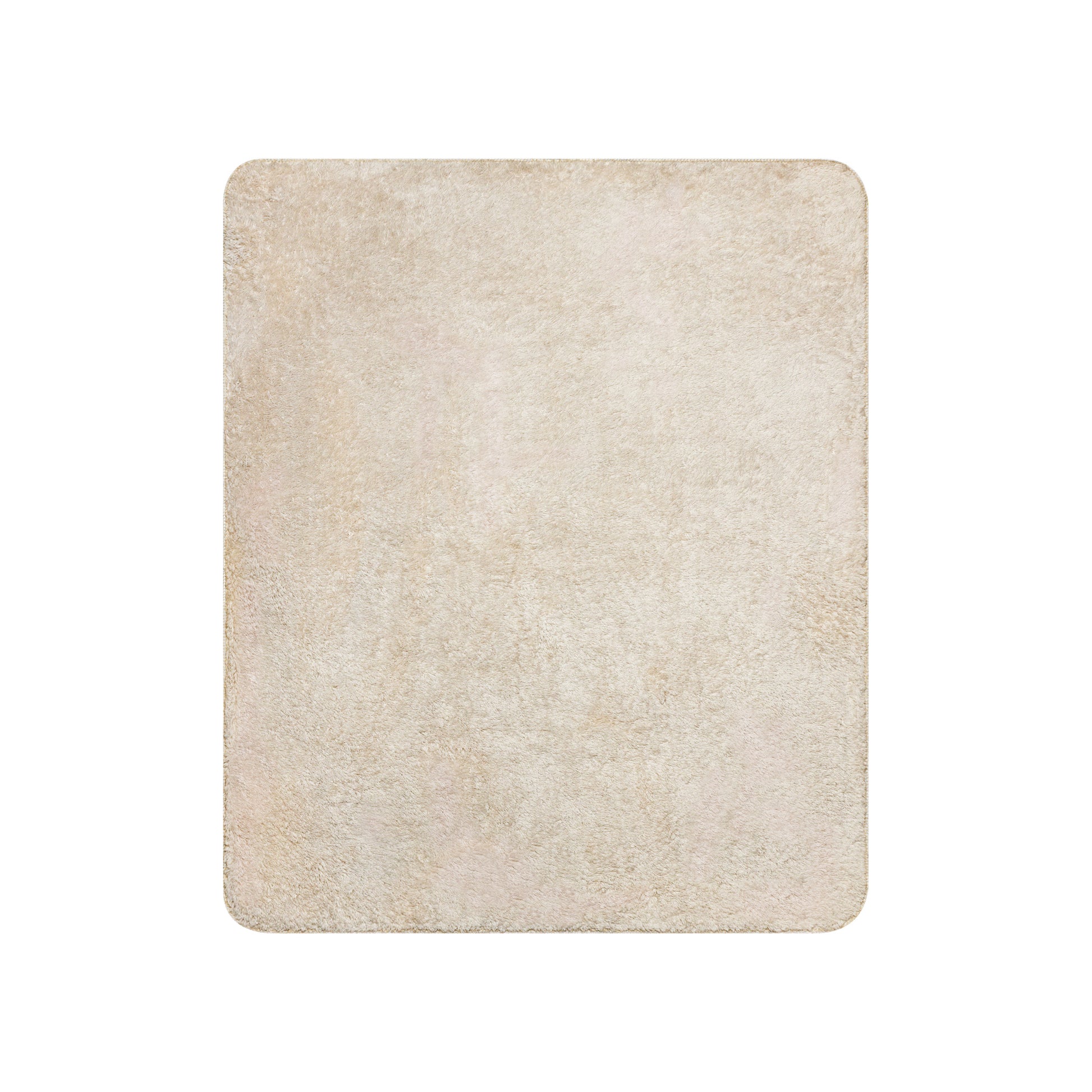 LuckeLadybug peach grey plaid sherpa blanket in soft plush fabric for cozy warmth