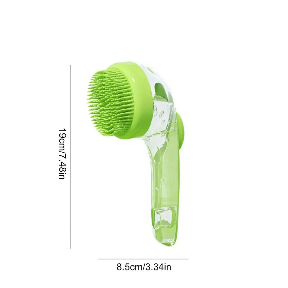 LuckeLadybug Dog Grooming Brush with Soft Bristles for Effective Coat Care, ideal for dog pet grooming near me