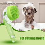 LuckeLadybug Pet Bathing Brush for effective dog pet grooming near me with soft bristles for gentle cleaning