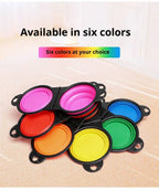 LuckeLadybug LLC slow eating dog bowl available in six vibrant colors for pet feeding