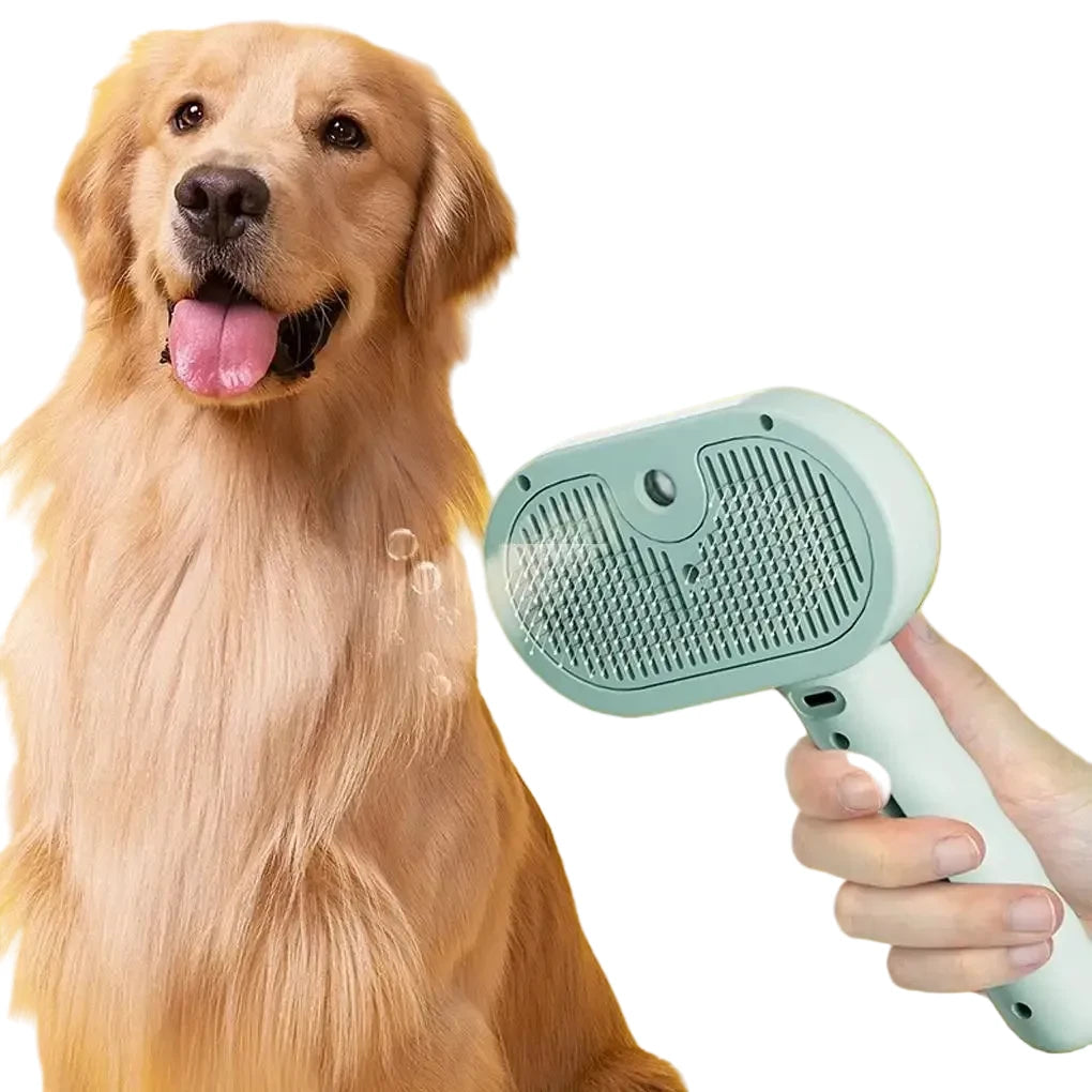 LuckeLadybug pet grooming brush for dogs designed for effective shedding control and comfort