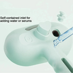 LuckeLadybug pet grooming brush for dogs with self-contained inlet for adding water or serums