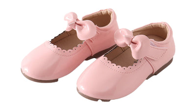 Adorable Pink Bow Mary Jane Shoes For Your Little Ones: Perfect For Babies And Toddlers - LuckeLadybug LLC