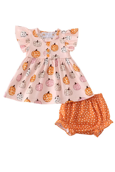 Adorable Pink Pumpkin Baby Girl Set: Cute & Comfy Picks For Babies And Toddlers - LuckeLadybug LLC