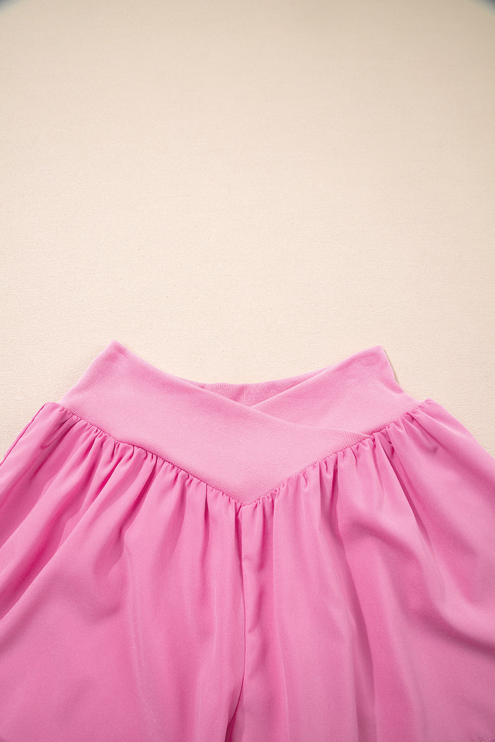LuckeLAdybug LLC pink shorts dress with a gathered waistband for a stylish look