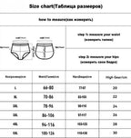 Size chart for plus size lace thongs for women with measurements for waist and hips