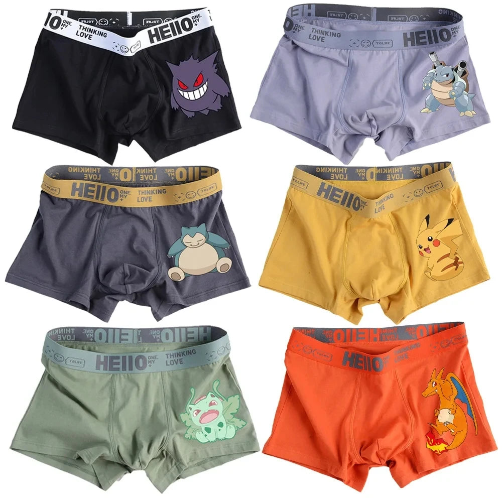 Pokemon Mens Boxer Briefs Fun & Stylish Designs