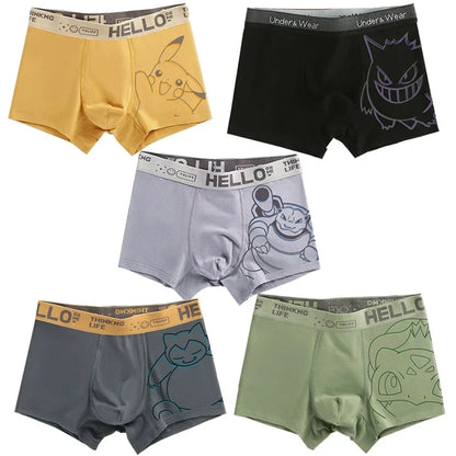 Pokemon Mens Boxer Briefs Fun & Stylish Designs