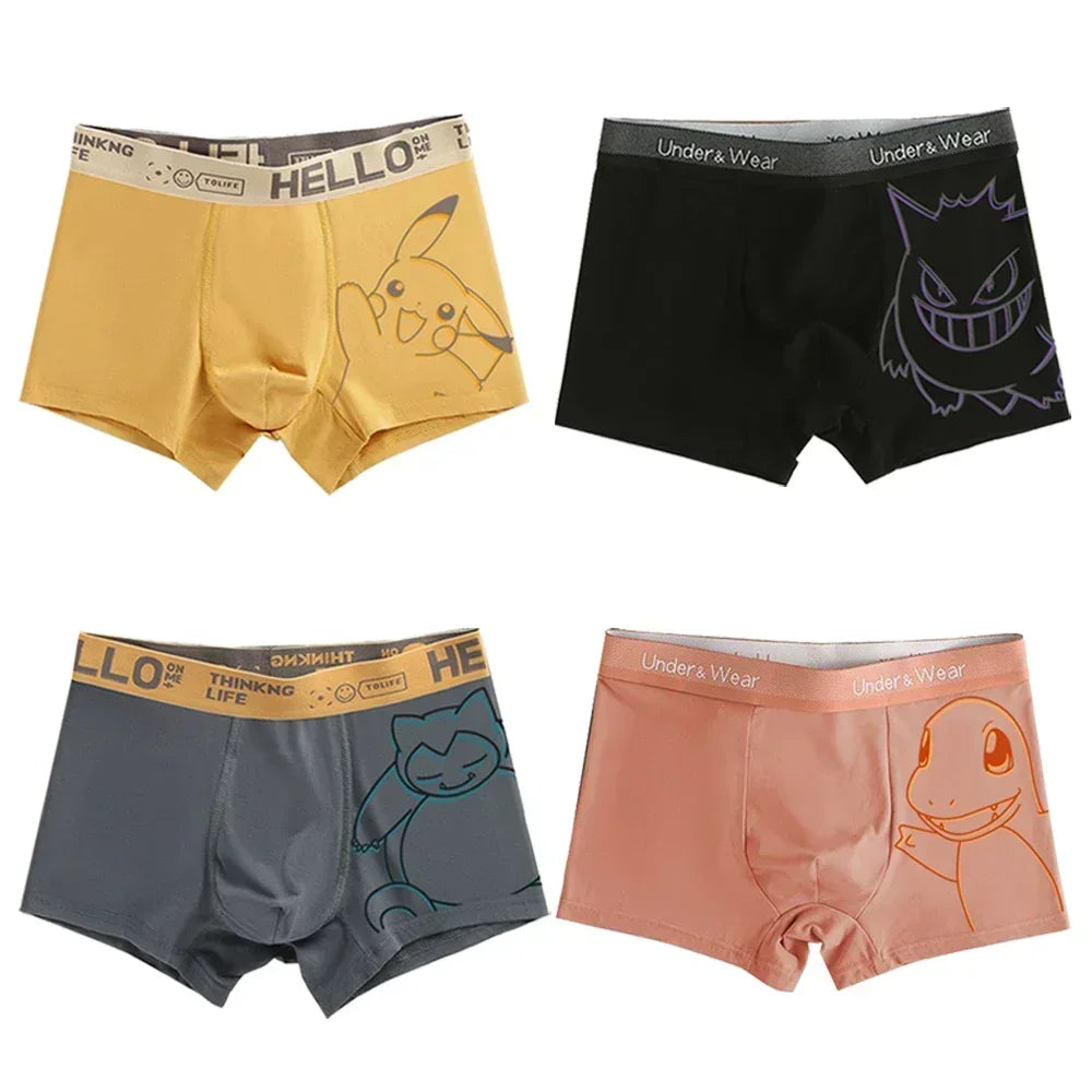 Pokemon Mens Boxer Briefs Fun & Stylish Designs