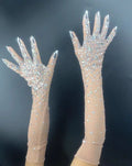Sheer Crystal Bodysuit for Pole Dance Studio Near Me