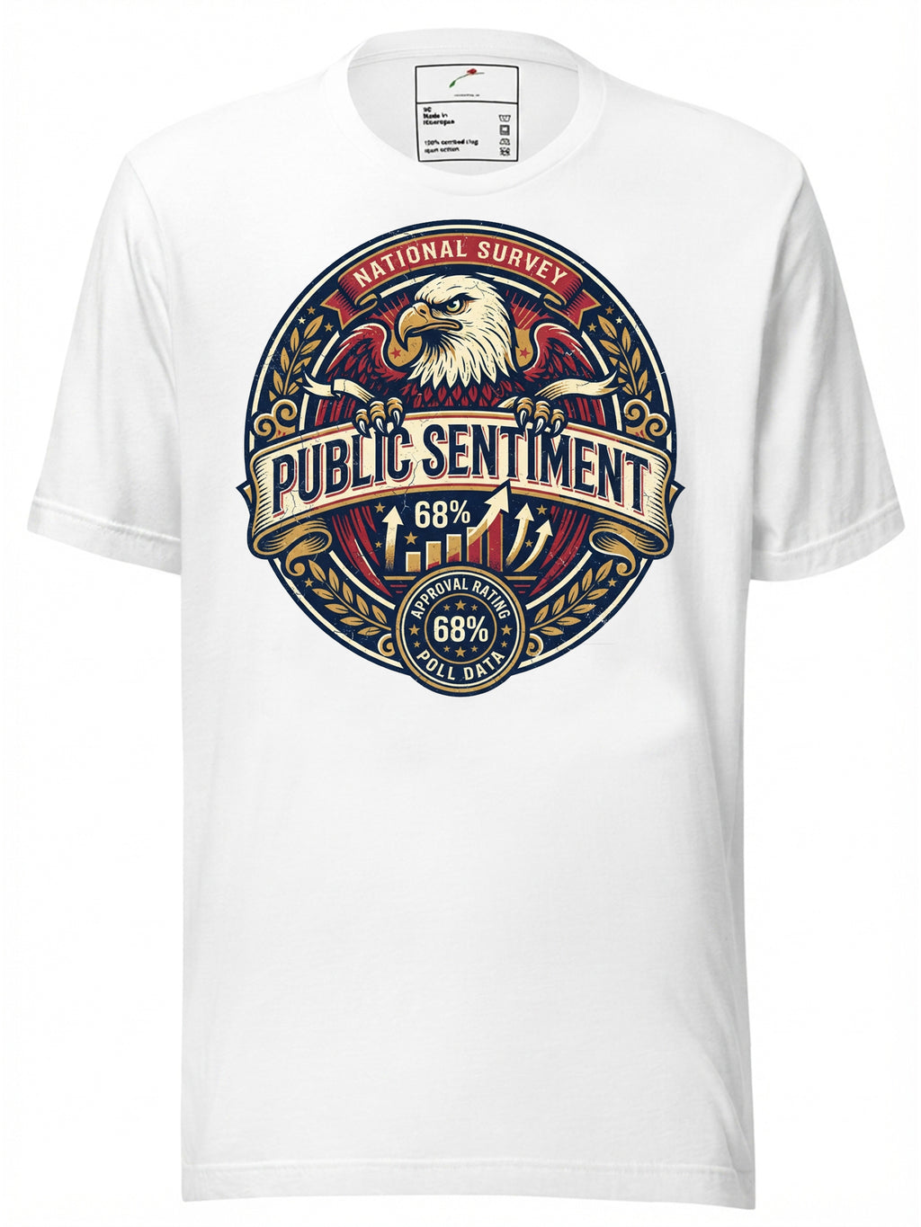 LuckeLadybug LLC National Survey Public Sentiment T-Shirt for political tee shirts enthusiasts