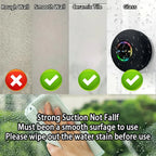 LuckeLadybug portable wireless speaker with bluetooth designed for smooth surfaces, demonstrating strong suction stability