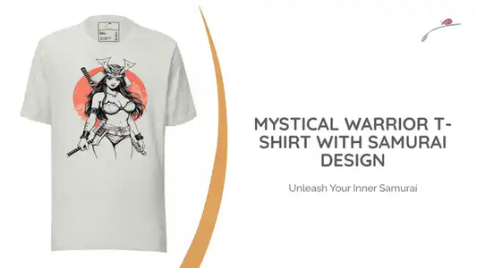 Mystical Warrior T-shirt with Samurai Design by@Outfy
