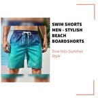 Swim Shorts Men - Stylish Beach Boardshorts by@Outfy