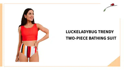 LuckeLadybug Trendy Two-Piece Bathing Suit by@Outfy