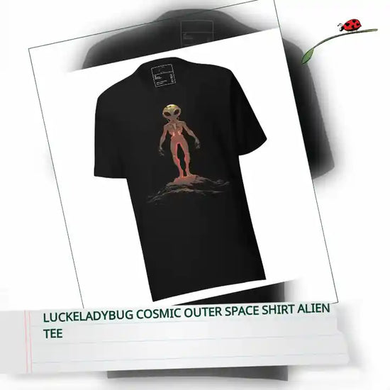 LuckeLadybug Cosmic Outer Space Shirt Alien Tee by@Outfy