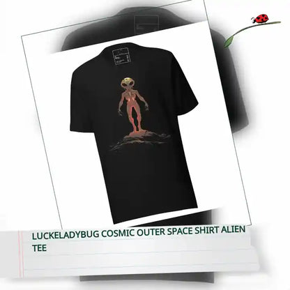 LuckeLadybug Cosmic Outer Space Shirt Alien Tee by@Outfy