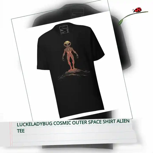 LuckeLadybug Cosmic Outer Space Shirt Alien Tee by@Outfy