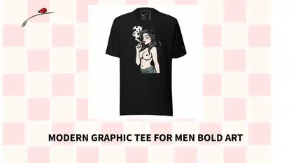 Modern Graphic Tee for Men Bold Art by@Outfy