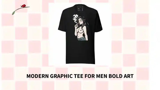 Modern Graphic Tee for Men Bold Art by@Outfy