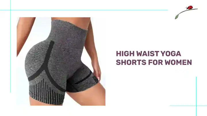 High Waist Yoga Shorts For Women by@Outfy
