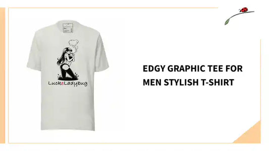 Edgy Graphic Tee for Men Stylish T-Shirt by@Outfy
