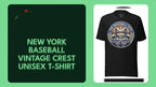 New York Baseball Vintage Crest Unisex T-Shirt by@Outfy