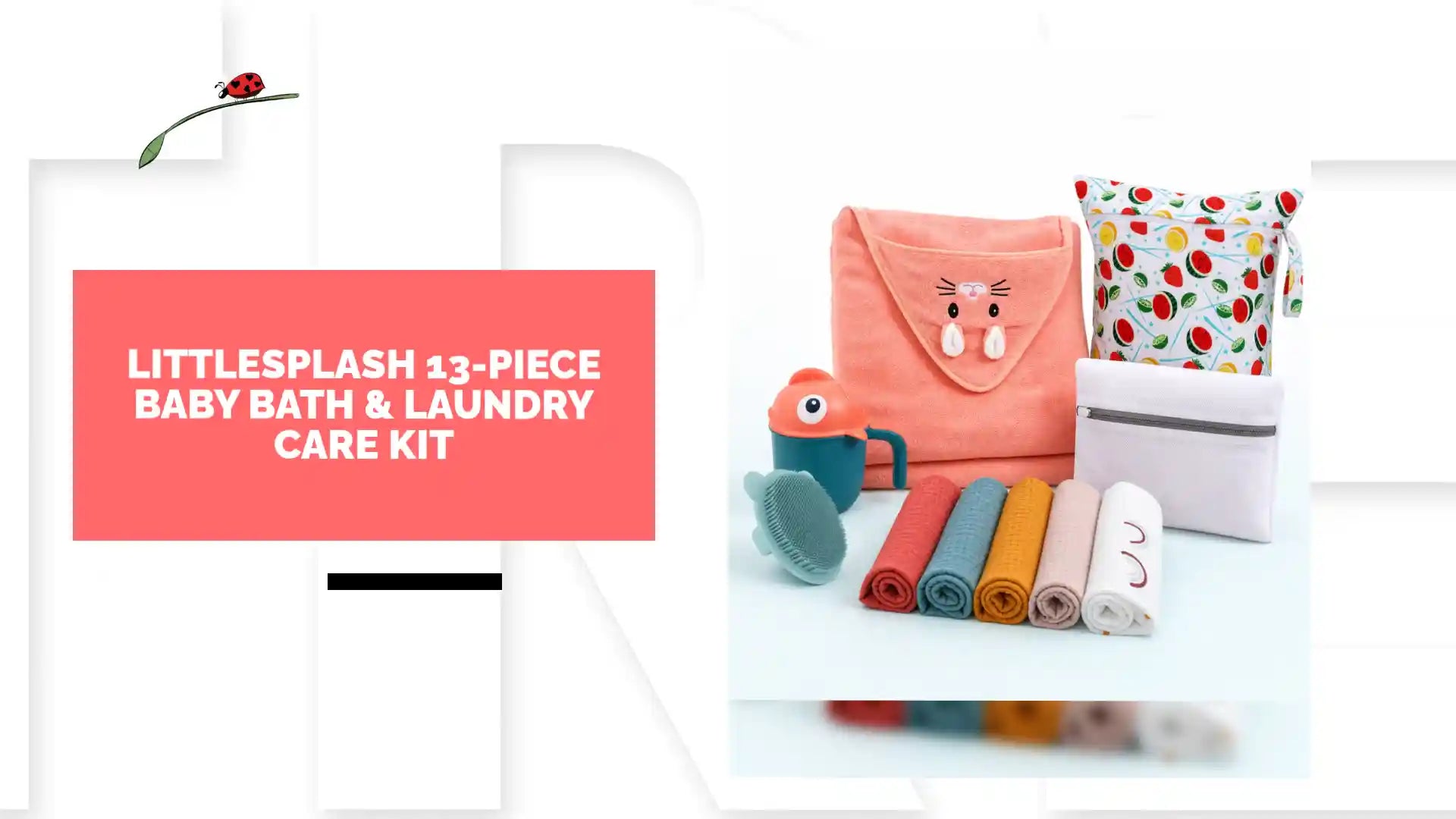 LittleSplash 13-Piece Baby Bath &amp; Laundry Care Kit by@Outfy