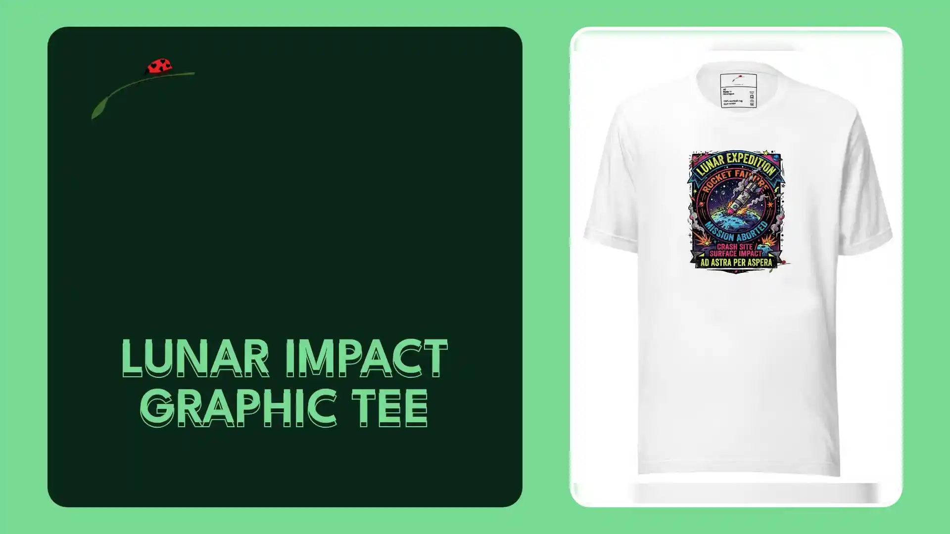 Lunar Impact Graphic Tee by@Outfy