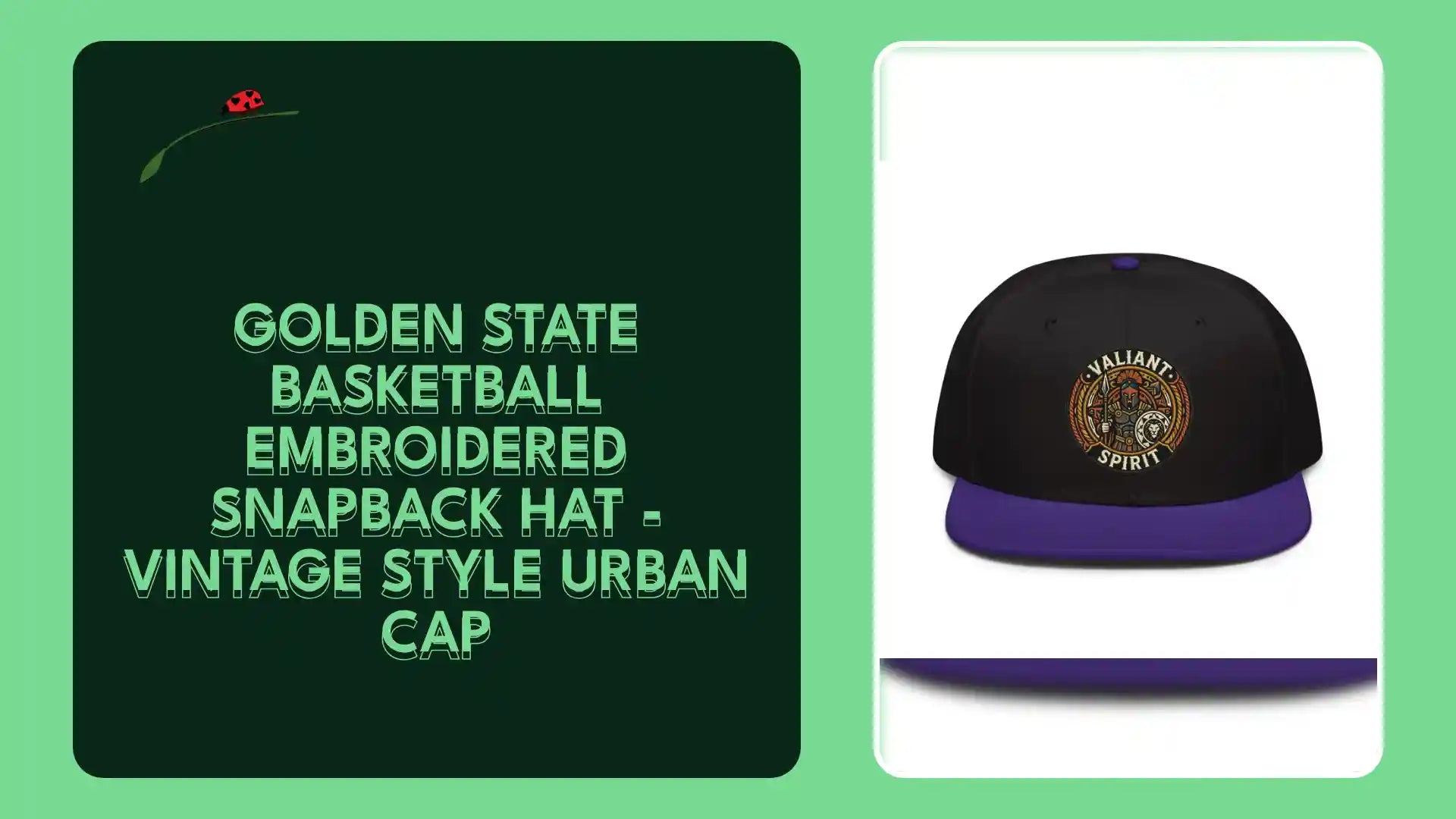 Golden State Basketball Embroidered Snapback Hat - Vintage Style Urban Cap by@Outfy