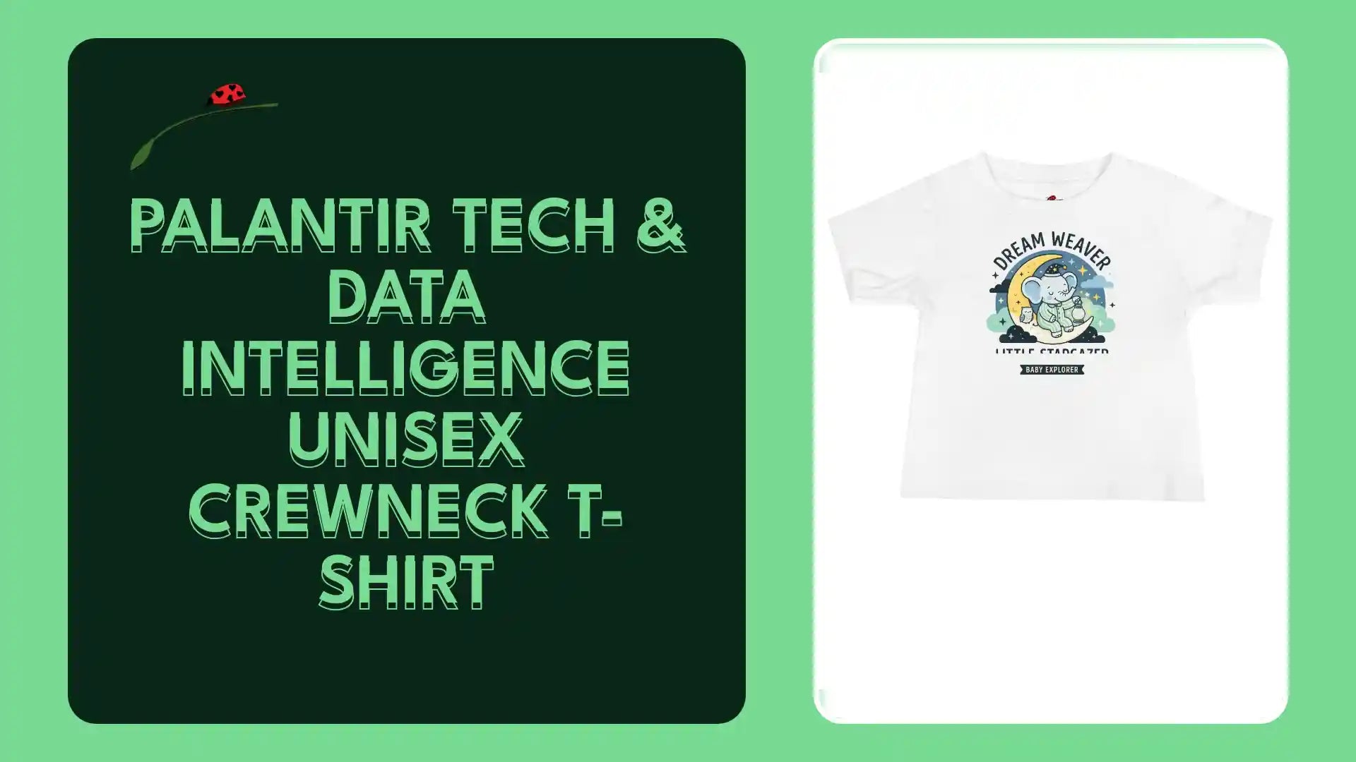 Palantir Tech &amp; Data Intelligence Unisex Crewneck T-Shirt by@Outfy