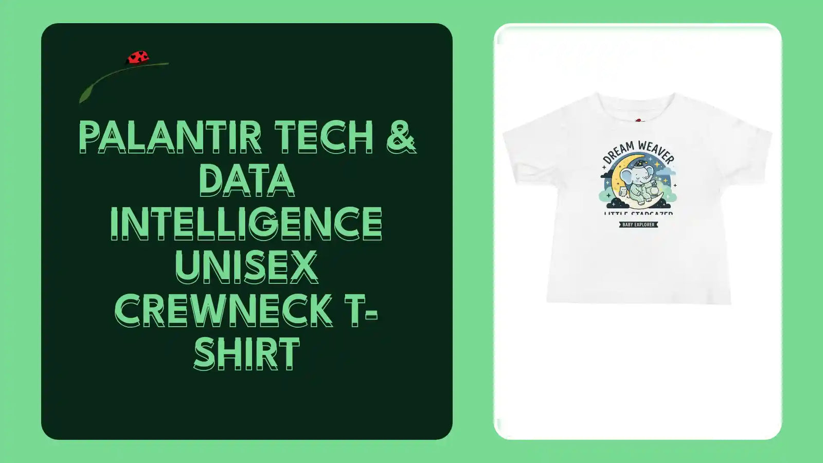 Palantir Tech & Data Intelligence Unisex Crewneck T-Shirt by@Outfy