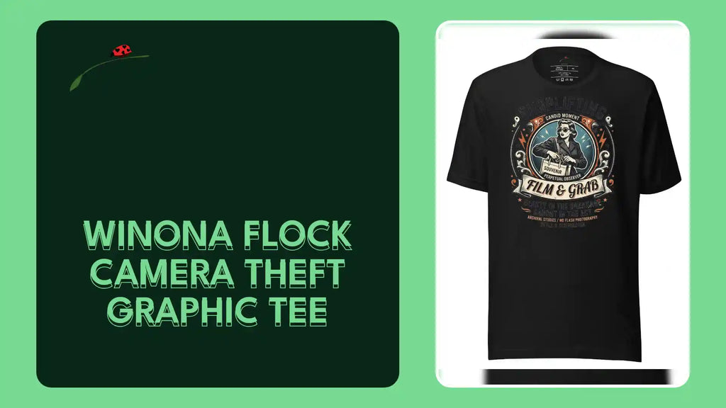 Winona Flock Camera Theft Graphic Tee by@Outfy