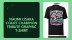 Naomi Osaka Court Champion Tribute Graphic T-Shirt by@Outfy