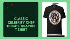 Classic Celebrity Chef Tribute Graphic T-Shirt by@Outfy