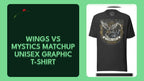 Wings vs Mystics Matchup Unisex Graphic T-Shirt by@Outfy