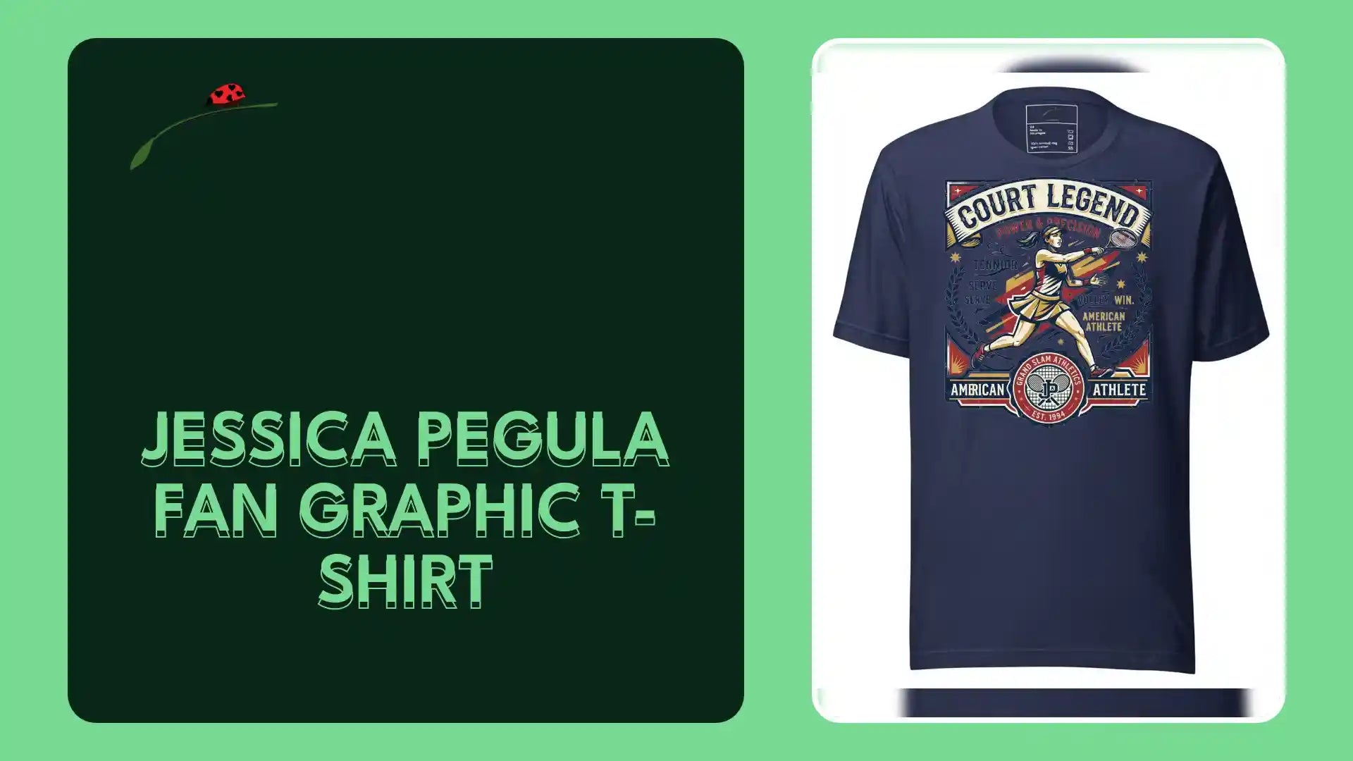 Jessica Pegula Fan Graphic T-Shirt by@Outfy