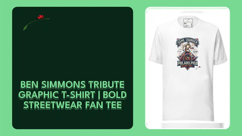 Ben Simmons Tribute Graphic T-Shirt | Bold Streetwear Fan Tee by@Outfy