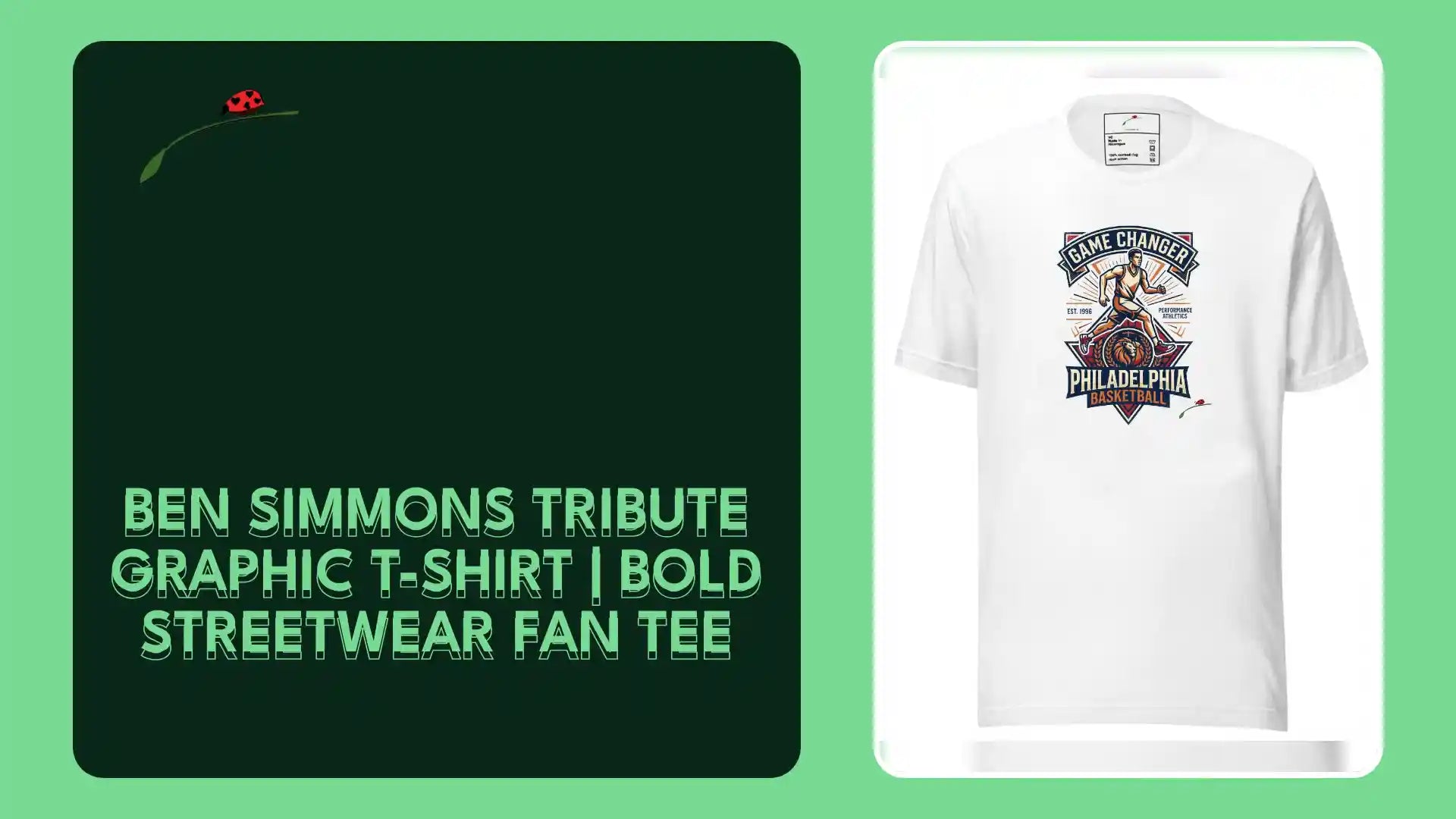 Ben Simmons Tribute Graphic T-Shirt | Bold Streetwear Fan Tee by@Outfy