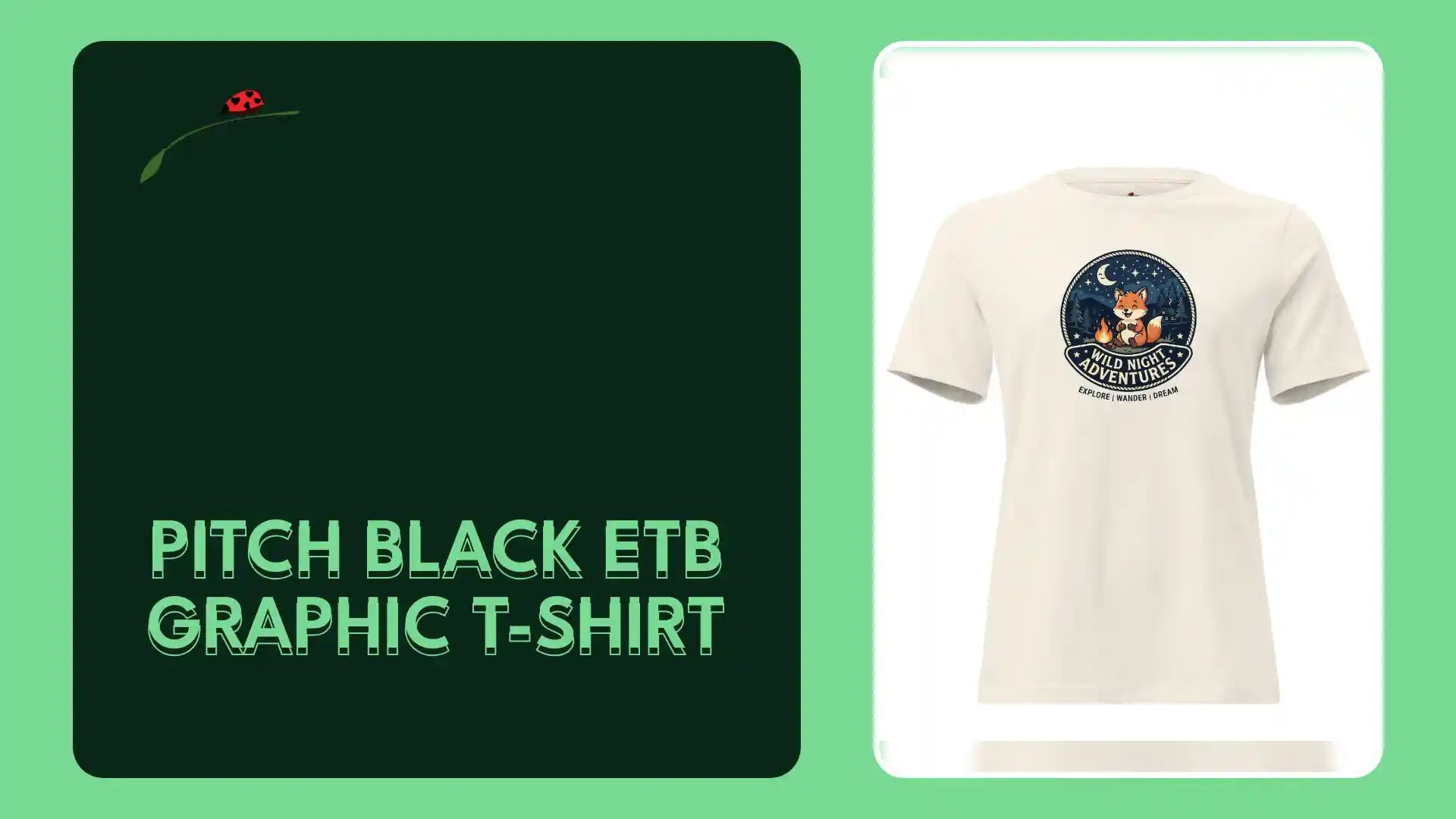 Pitch Black ETB Graphic T-Shirt by@Outfy