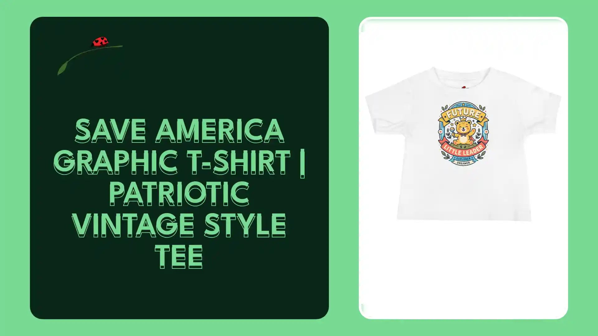 Save America Graphic T-Shirt | Patriotic Vintage Style Tee by@Outfy