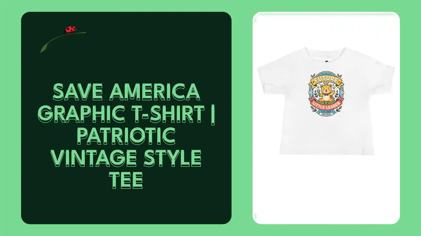Save America Graphic T-Shirt | Patriotic Vintage Style Tee by@Outfy