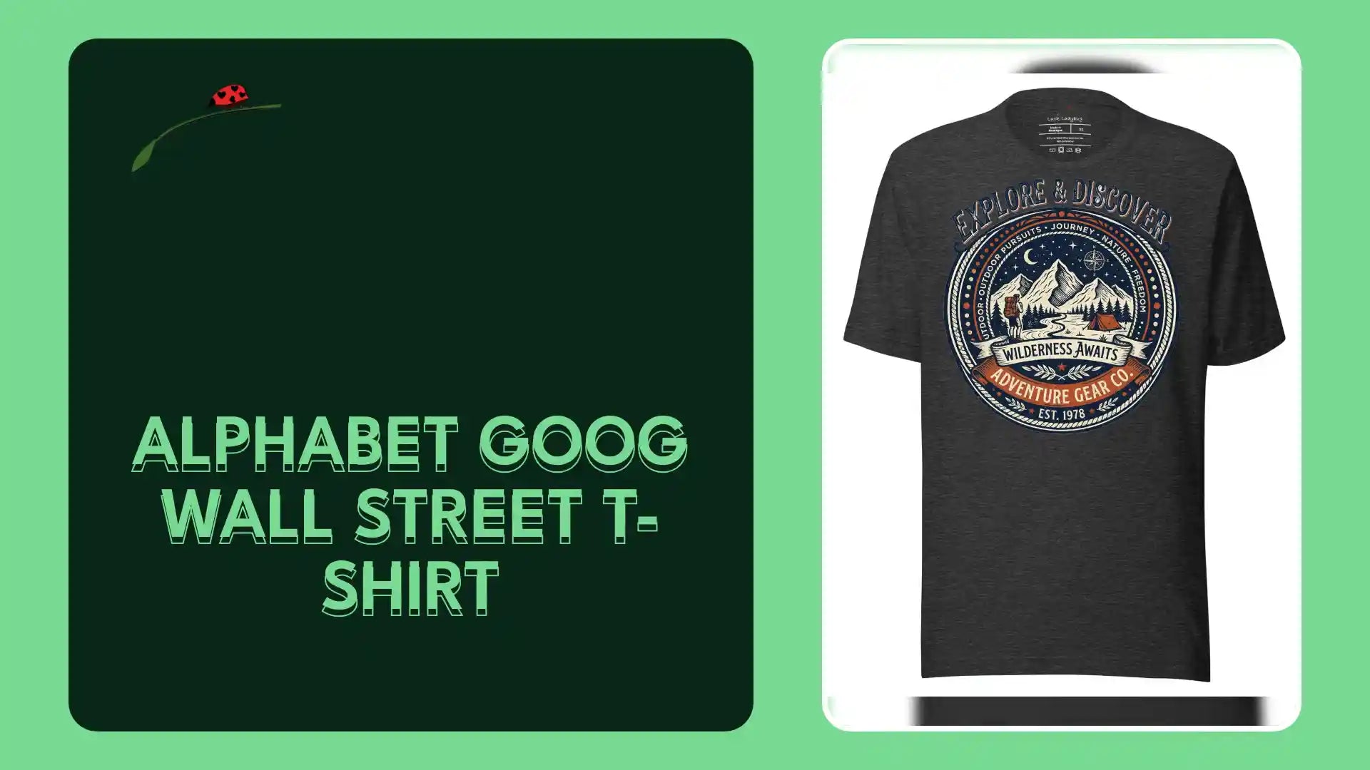 Alphabet GOOG Wall Street T-Shirt by@Outfy