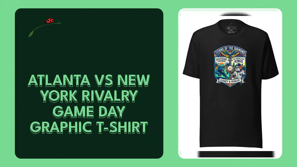 Atlanta vs New York Rivalry Game Day Graphic T-Shirt by@Outfy