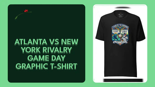 Atlanta vs New York Rivalry Game Day Graphic T-Shirt by@Outfy