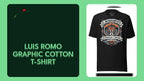 Luis Romo Graphic Cotton T-Shirt by@Outfy