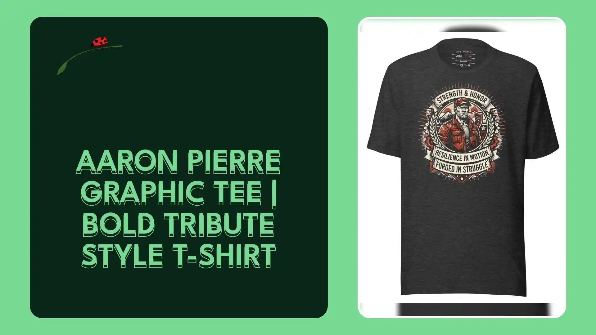 Aaron Pierre Graphic Tee | Bold Tribute Style T-Shirt by@Outfy